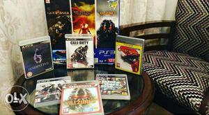 PS3 with 10 GAMES and with 2 NEWLY BOUGHT