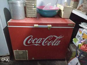 Red Coca-Cola Chest Freezer
