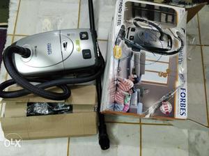 Silver And Black Forbes Vacuum Cleaner With Box