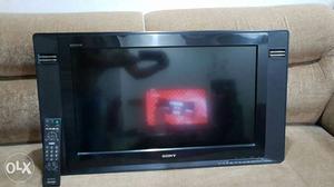 Sony Bravia Flat Screen Television With Remote Control
