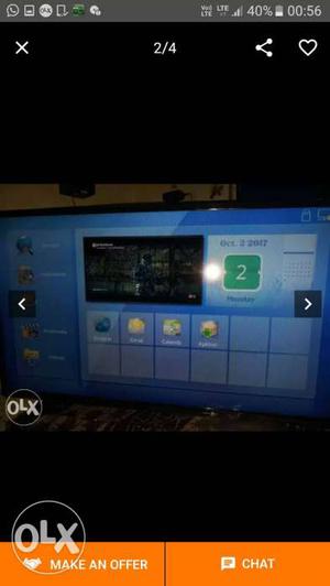 Sony smart Black Flat Screen TV Screenshot
