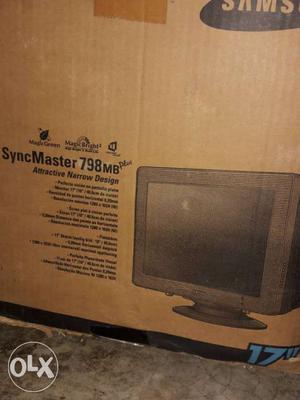 17" CRT desktop monitor in running condition. Price