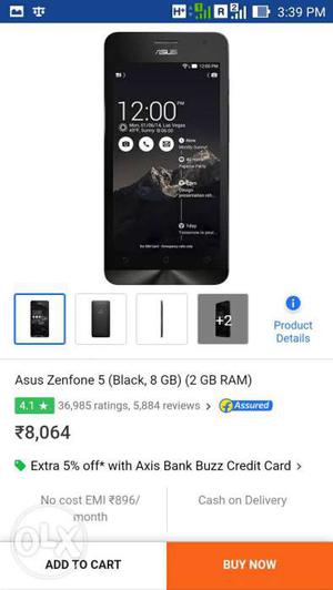 Asus zenfone 5 A501cg.3g Mobile Like New Mobile