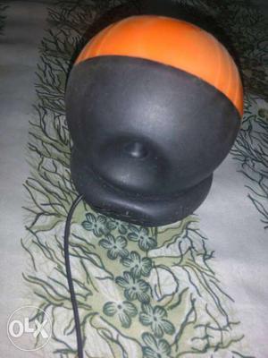 Black And Orange Portable Speaker
