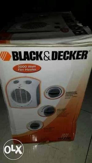 Black and Decker fan heater W