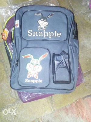 Blue And White Snapple Backpack