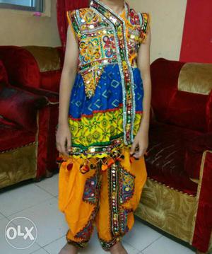 Blue And Yellow Traditional Shirt