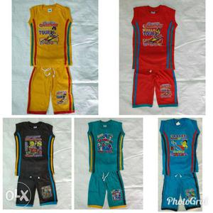 *Boys L/M/S Set of 5* Fabric: Cotton Age: 1 To