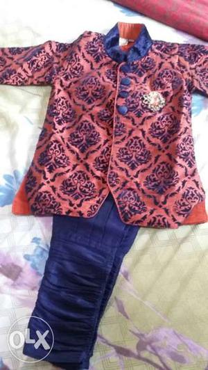 Brand new 1to 2 years kids traditional wear used