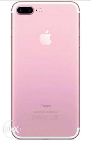 I phone 7+ in light rose colour