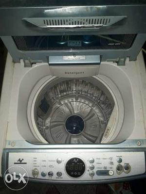 LG grey Top-load Washing Machine