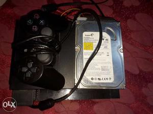 Ps2 1 joystick 160gd disk whith 40 games