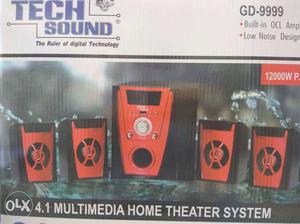 TECH SOUND 4.1home THETRE one WOOFER and 4