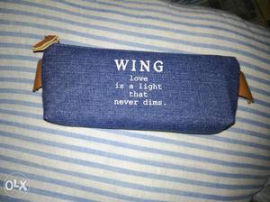 Wing Pencil Pouch, In Good Condition.