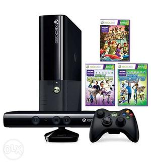 Xbox 360 with kinect in excellent condition with
