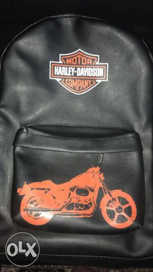 Bagpack harley davidson. brand new condition! all