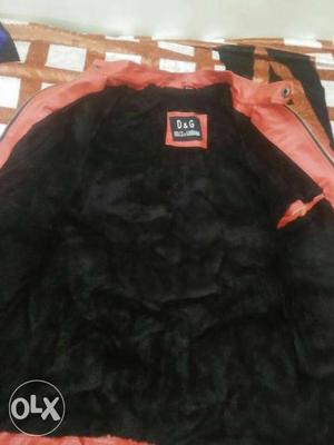 Black And Pink Dolce & Gabanna Zip-up Jacket
