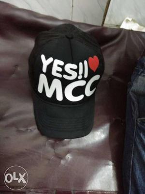 Black And White Yes!! MCC Printed Hat