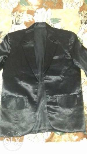 Black Notchel Formal Suit Jacket