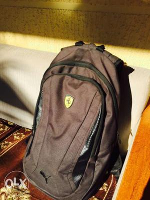 Black Puma Ferrari Original Backpack. 19 Lit. Water
