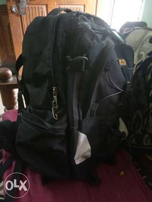 Black Trekking Backpack