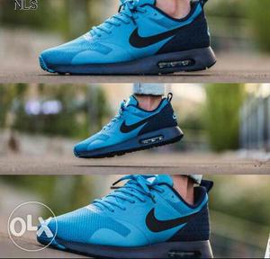 Blue And Black Nike Air Max Shoe Collage