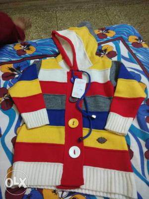 For kids woolen jacket