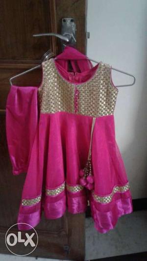 Girl Anarkali Suit for 3 to 4 years old child