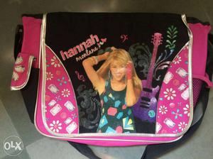 Girl's original diseny Black And Pink Hannah Montana Print