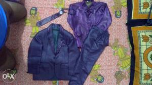 Kid's Purple party Suit 4 piece