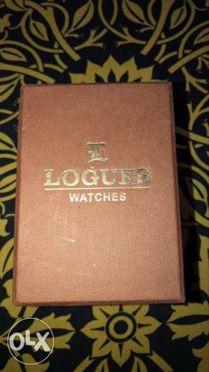 Logues orignal watch., 3months used and 9months