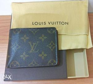 Louis Vuitton Wallet with Bill, Bag & Box.