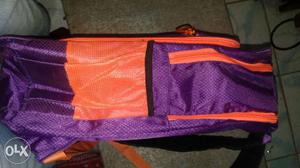 Purple And Orange Backpack
