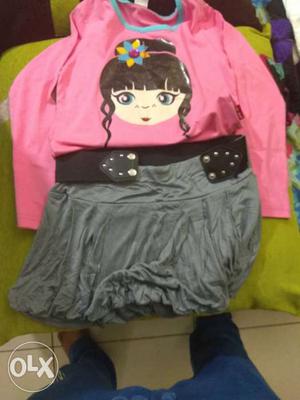 Top with skirt For girls Very fashionable