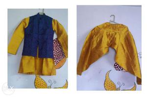 Untouched patiyala suit with jecket for kids and