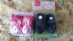 Unused packed set of 2 baby shoes