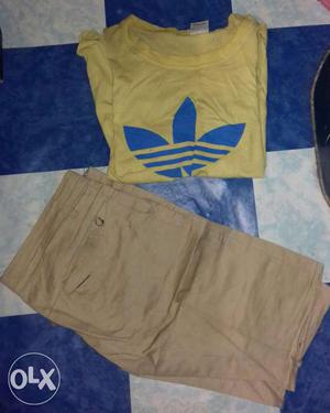 Used Addidas T-shirt with shorts for sell 6 month