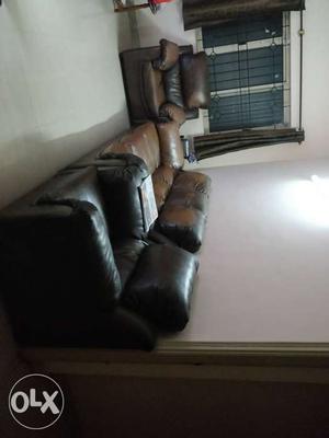 3+1+1 in good condition sofa