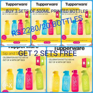 500ml PRINTED bottles 20pcs for only rs.