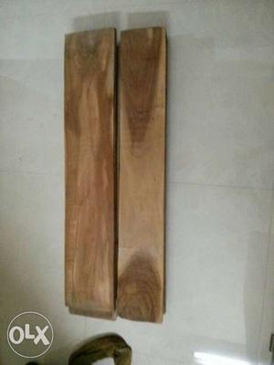8 picies of wooden plank material: aamba