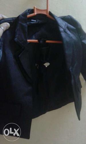 Black Blazer very nice condition with Tie for boy