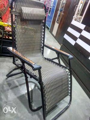 Black Zero Gravity Patio Chair