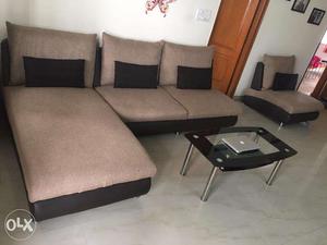 Brand New L Shape Lounge Sofa 5 months old