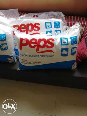 Brand new unused Peps pillows for sale. 600 per pair of 2.
