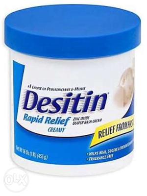 Desitin...The best nappy cream.