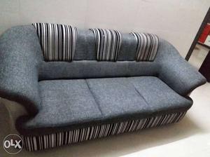 Gray Fabric Sofa