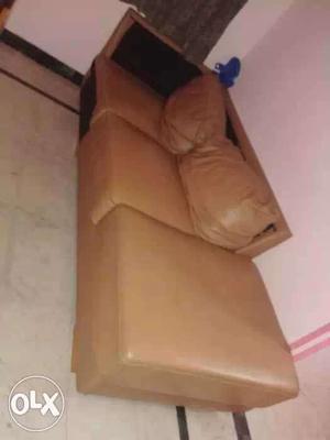Imported leather l shape sofa set 5 seat