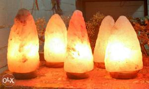 Orignal, brand new rock salt lamps ! We have many varieties