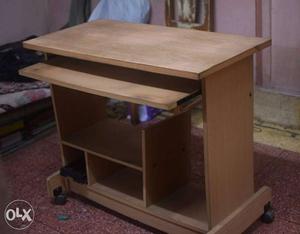 Pure Malaysian Wooden Desktop computer Table in