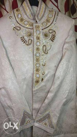 Solapuri wedding designer Sherwani for men. Used